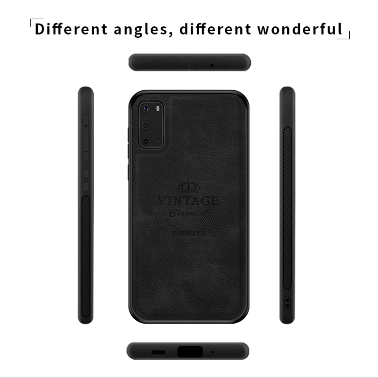 PINWUYO Zun Series PC + TPU + Skin Guscio protettivo all-inclusive impermeabile e anti-caduta, For Galaxy S20, For Galaxy S20+, For Galaxy S11e / S20