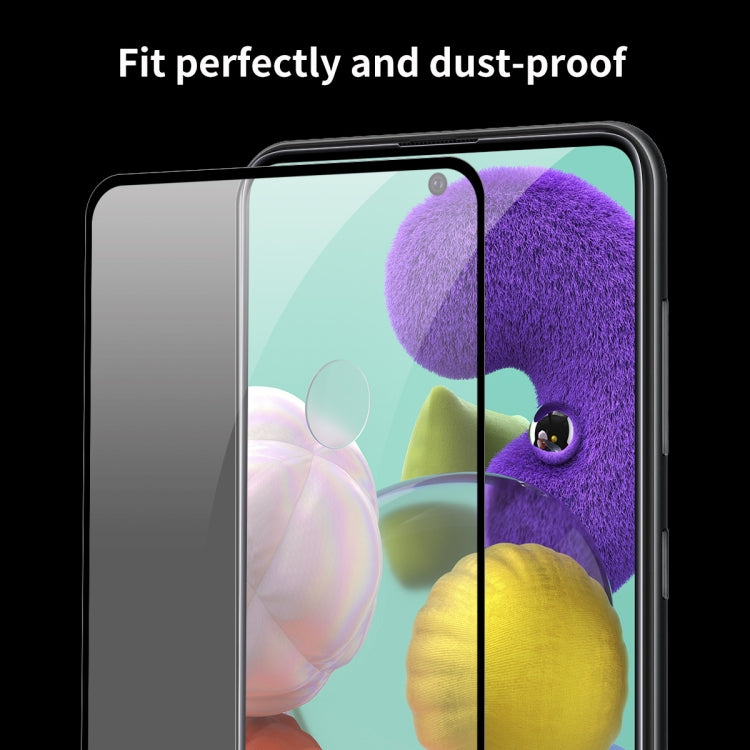 ENKAY Hat-Prince Full Glue 0.26mm 9H 2.5D Pellicola a copertura totale in vetro temperato, For Galaxy A51, For Galaxy A71