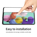 ENKAY Hat-Prince Full Glue 0.26mm 9H 2.5D Pellicola a copertura totale in vetro temperato, For Galaxy A51, For Galaxy A71