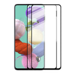 ENKAY Hat-Prince 2 PCS Full Glue 0.26mm 9H 2.5D Pellicola a copertura totale in vetro temperato, For Galaxy A51, For  Galaxy A71