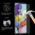 ENKAY Hat-Prince 5 PCS Full Glue 0.26mm 9H 2.5D Pellicola a copertura totale in vetro temperato, For  Galaxy A51, For  Galaxy A71