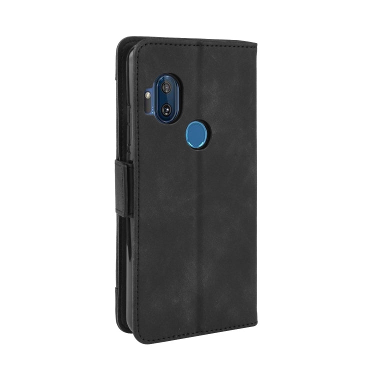 Custodia in pelle per Motorola One Hyper Wallet Style Skin Feel Calf Pattern con slot per schede separati e supporto e portafoglio e cornice per foto, For Motorola One Hyper
