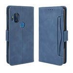 Custodia in pelle per Motorola One Hyper Wallet Style Skin Feel Calf Pattern con slot per schede separati e supporto e portafoglio e cornice per foto, For Motorola One Hyper