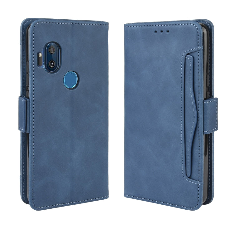 Custodia in pelle per Motorola One Hyper Wallet Style Skin Feel Calf Pattern con slot per schede separati e supporto e portafoglio e cornice per foto, For Motorola One Hyper