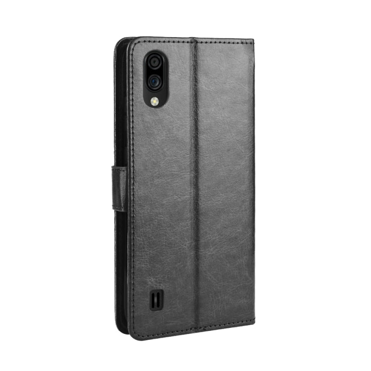 Per ZTE Blade A5 2020 Retro Crazy Horse Texture Custodia in pelle a vibrazione orizzontale con supporto e slot per schede e cornice per foto, For ZTE Blade A5 2020