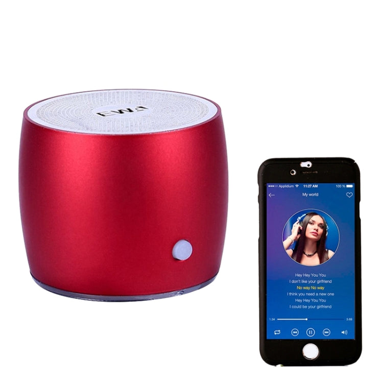 EWA A103 Altoparlante Bluetooth portatile Wireless Heavy Bass Bomm Box Subwoofer Chiamata telefonica Surround Sound Bluetooth Altoparlante per doccia