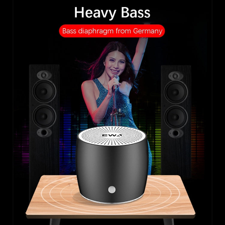 EWA A103 Altoparlante Bluetooth portatile Wireless Heavy Bass Bomm Box Subwoofer Chiamata telefonica Surround Sound Bluetooth Altoparlante per doccia