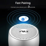 EWA A103 Altoparlante Bluetooth portatile Wireless Heavy Bass Bomm Box Subwoofer Chiamata telefonica Surround Sound Bluetooth Altoparlante per doccia