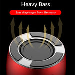 EWA A103 Altoparlante Bluetooth portatile Wireless Heavy Bass Bomm Box Subwoofer Chiamata telefonica Surround Sound Bluetooth Altoparlante per doccia