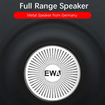 EWA A103 Altoparlante Bluetooth portatile Wireless Heavy Bass Bomm Box Subwoofer Chiamata telefonica Surround Sound Bluetooth Altoparlante per doccia