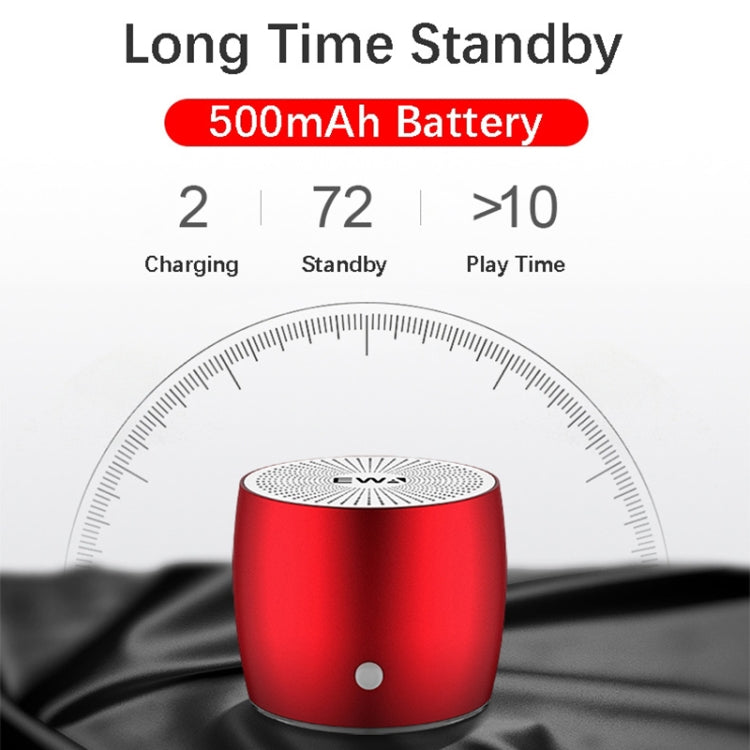 EWA A103 Altoparlante Bluetooth portatile Wireless Heavy Bass Bomm Box Subwoofer Chiamata telefonica Surround Sound Bluetooth Altoparlante per doccia