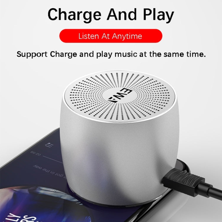 EWA A103 Altoparlante Bluetooth portatile Wireless Heavy Bass Bomm Box Subwoofer Chiamata telefonica Surround Sound Bluetooth Altoparlante per doccia