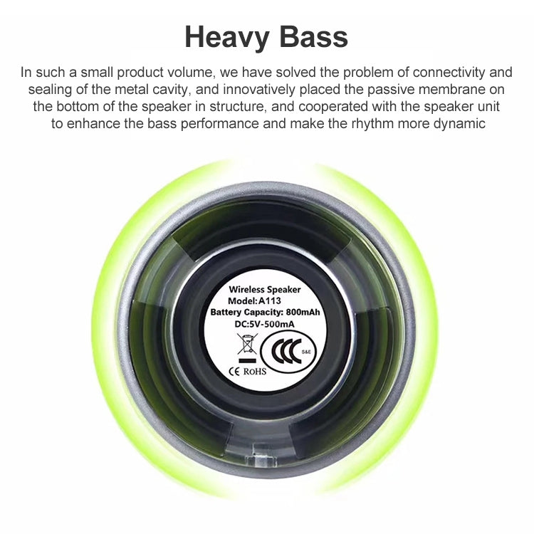 Altoparlante portatile Super Mini Bluetooth EWA A113 Altoparlanti Boom Box per subwoofer bassi wireless