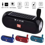 T&G TG182 Carillon stereo wireless a colonna portatile Energia solare impermeabile USB AUX Radio FM super bass