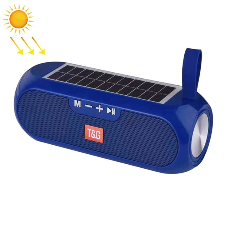 T&G TG182 Carillon stereo wireless a colonna portatile Energia solare impermeabile USB AUX Radio FM super bass
