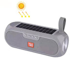 T&G TG182 Carillon stereo wireless a colonna portatile Energia solare impermeabile USB AUX Radio FM super bass