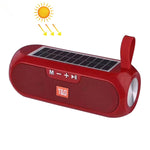 T&G TG182 Carillon stereo wireless a colonna portatile Energia solare impermeabile USB AUX Radio FM super bass