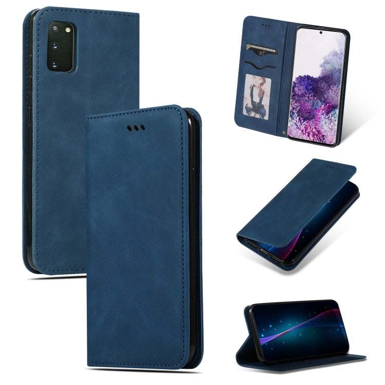 Custodia in pelle a vibrazione orizzontale magnetica per affari Retro Skin Feel, For Galaxy S20, For Galaxy S20 Plus, For Galaxy S20 Ultra