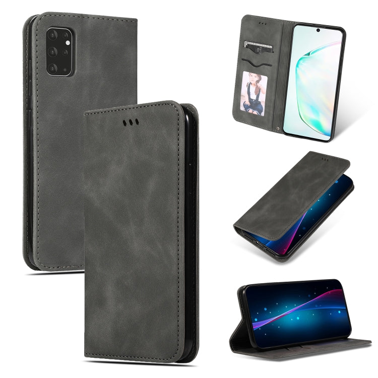 Custodia in pelle a vibrazione orizzontale magnetica per affari Retro Skin Feel, For Galaxy S20, For Galaxy S20 Plus, For Galaxy S20 Ultra