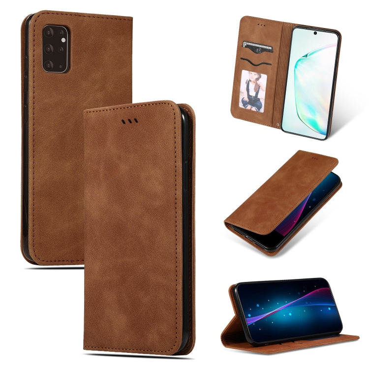 Custodia in pelle a vibrazione orizzontale magnetica per affari Retro Skin Feel, For Galaxy S20, For Galaxy S20 Plus, For Galaxy S20 Ultra