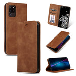 Custodia in pelle a vibrazione orizzontale magnetica per affari Retro Skin Feel, For Galaxy S20, For Galaxy S20 Plus, For Galaxy S20 Ultra