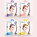 ZW29 Cat Ear Stereo Sound HIFI Fashion Outdoor Sport portatili Cuffie Bluetooth senza fili con microfono e luce LED incandescente