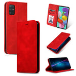 Custodia in pelle a vibrazione orizzontale magnetica per affari Retro Skin Feel, For Galaxy A51, For Galaxy A71