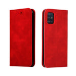 Custodia in pelle a vibrazione orizzontale magnetica per affari Retro Skin Feel, For Galaxy A51, For Galaxy A71