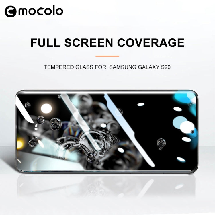 mocolo 9H Pellicola in vetro temperato UV a schermo intero curvo 3D, For Galaxy S20, For Galaxy S20+, Galaxy S20 Ultra