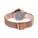 Skmei 1595 Fashion Elegant Scale Free Steel Mesh Belt Orologio da donna Orologio al quarzo da studente d'affari impermeabile da donna
