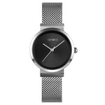 Skmei 1595 Fashion Elegant Scale Free Steel Mesh Belt Orologio da donna Orologio al quarzo da studente d'affari impermeabile da donna