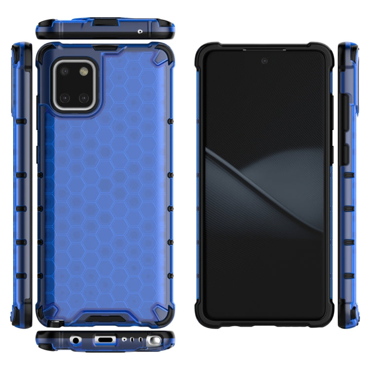 Per Galaxy S10 Lite 2019 / A91 / M80s PC a nido d'ape antiurto + custodia in TPU, For Galaxy S10 Lite 2019