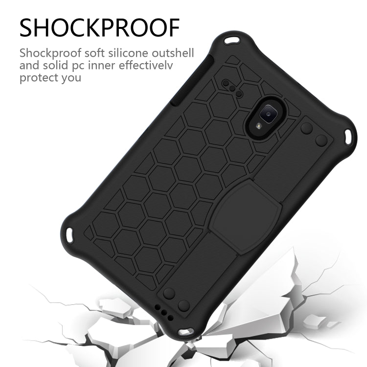 Design a nido d'ape EVA + PC Guscio protettivo piatto anticaduta a quattro angoli con cinghie, For Galaxy Tab A 8.0(2018) T387, For GalaxyTab A 8.0 (2017)T380, For GalaxyTab A 10.1 (2019) T510