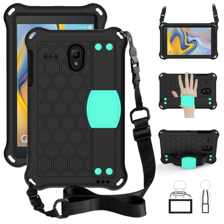 Design a nido d'ape EVA + PC Guscio protettivo piatto anticaduta a quattro angoli con cinghie, For Galaxy Tab A 8.0(2018) T387, For GalaxyTab A 8.0 (2017)T380, For GalaxyTab A 10.1 (2019) T510