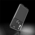 Per Mootora MOTO E7 Custodia in TPU antiurto in fibra di carbonio, For Mootora MOTO E7