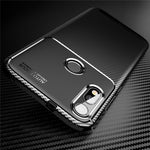 Per Mootora MOTO E7 Custodia in TPU antiurto in fibra di carbonio, For Mootora MOTO E7