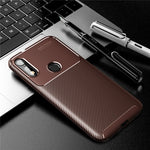 Per Mootora MOTO E7 Custodia in TPU antiurto in fibra di carbonio, For Mootora MOTO E7