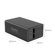 ORICO 9528RU3 Contenitore per disco rigido esterno da 3,5 pollici con RAID