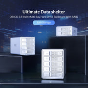 ORICO 9528RU3 Contenitore per disco rigido esterno da 3,5 pollici con RAID