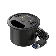 HUB multifunzione con occhiello di alimentazione da tavolo ORICO DESK-2U1C