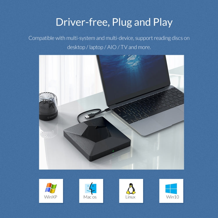 Driver CD esterno USB 3.0 ORICO XD007