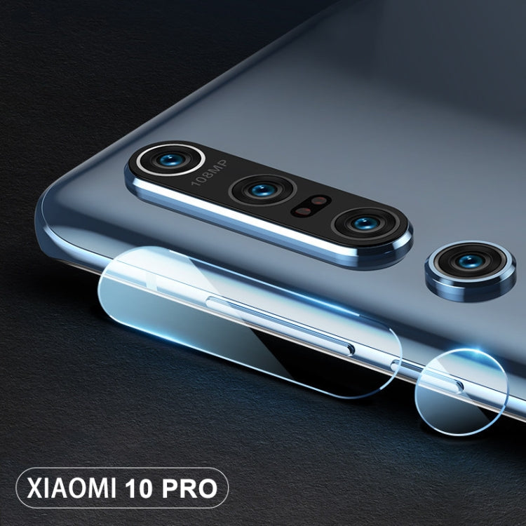 2 pz mocolo 0.15mm 9H 2.5D Bordo Tondo Obiettivo Fotocamera Posteriore Pellicola In Vetro Temperato, For Xiaomi Mi 10, For Xiaomi Mi 10 Pro