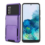 Per Galaxy S20 TPU + PC con custodia per carte antiurto, For Galaxy S20
