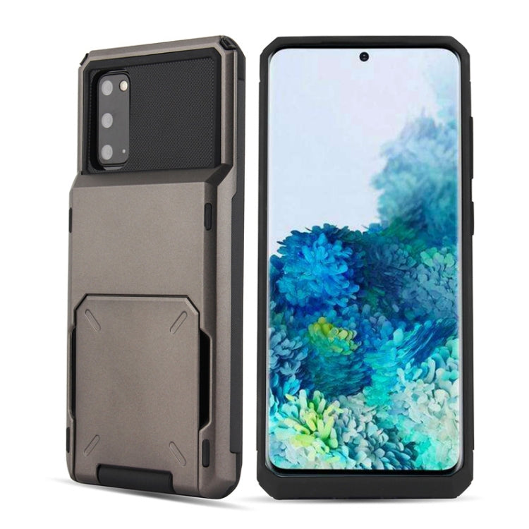 Per Galaxy S20 TPU + PC con custodia per carte antiurto, For Galaxy S20
