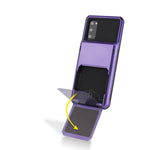Per Galaxy S20 Ultra TPU + PC con custodia per carte antiurto, For Galaxy S20 Ultra