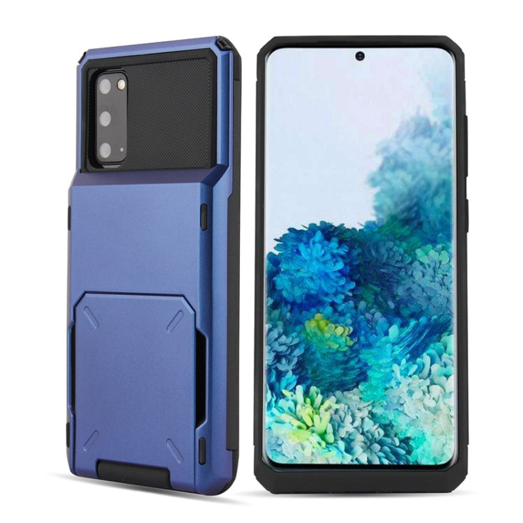 Per Galaxy S20 Ultra TPU + PC con custodia per carte antiurto, For Galaxy S20 Ultra