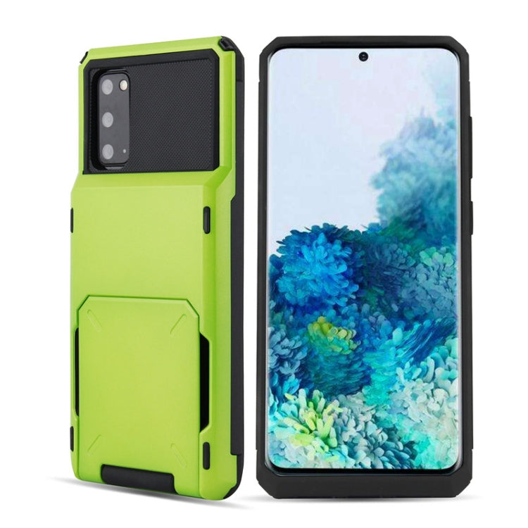 Per Galaxy S20 Ultra TPU + PC con custodia per carte antiurto, For Galaxy S20 Ultra