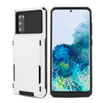 Per Galaxy S20 Ultra TPU + PC con custodia per carte antiurto, For Galaxy S20 Ultra