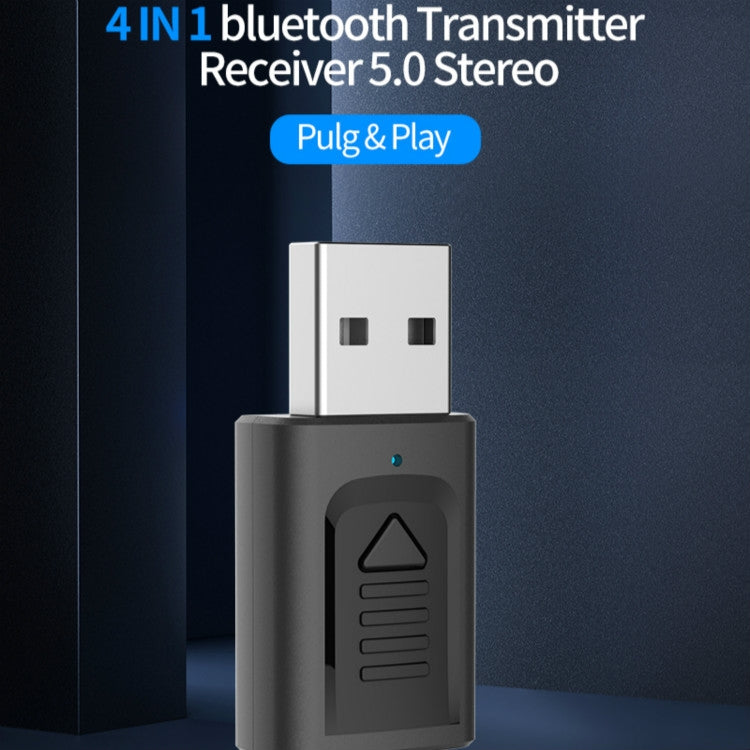 JEDX-M135 USB5.0 Trasmettitore ricevitore audio Bluetooth 4 in 1, 4 in 1