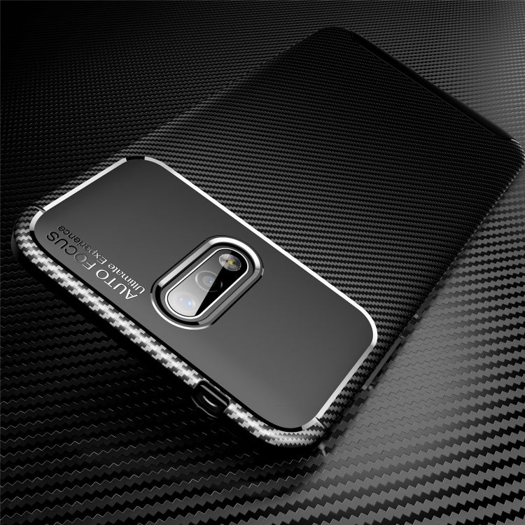 Per la custodia in TPU antiurto con struttura in fibra di carbonio NOKIA 2.3, For NOKIA 2.3